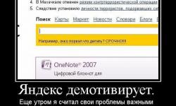 Яндекс демотивирует